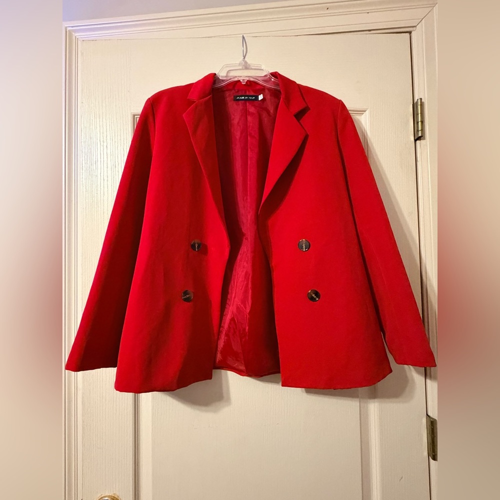 Made in Italy - Vibrant Red Blazer - 14